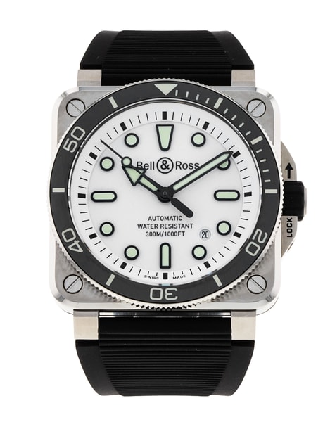 Bell and Ross BR03-92 BR0392-D-WH-ST/SRB